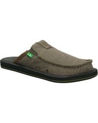 sanuk mens slippers