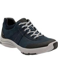 clarks wave trek blue