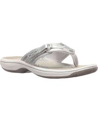 clarks flip flops womens 2016