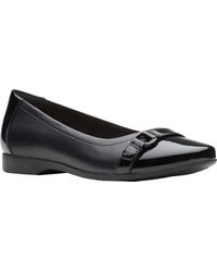clarks wide fit ballet pumps