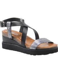 diba chenay wedge sandal black