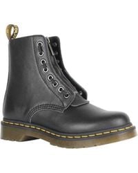 doc martens front zipper