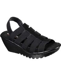 skechers parallel dream queen wedge sandal