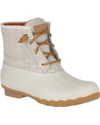 saltwater metallic duck boot