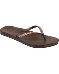 reef women's glitter flip flops