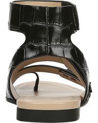 naturalizer black flat sandals