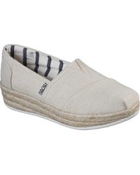 skechers bobs canvas slip on espadrilles