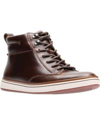 clarks high top sneakers