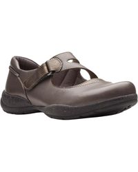 Clarks Rubber Roseville Mary Jane in Brown - Lyst