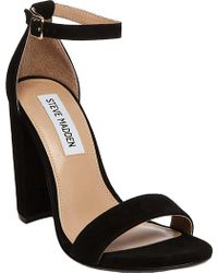 black ankle strap heels steve madden