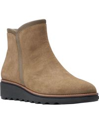 clarks sharon hop wedge bootie