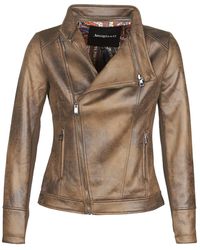 Blouson cuir desigual femme Clearance