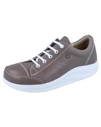 Finn Comfort Leather Wo Comfort Lace Ups Black Biscaja Lyst
