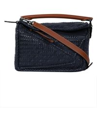 loewe woven puzzle bag