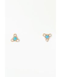 Wwake Opal Burst Earrings - Multicolor