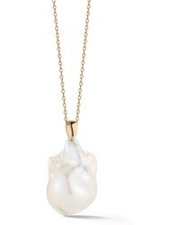Mateo - 14kt Gold Baroque Pearl Necklace - Lyst