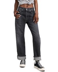 Agolde - Fran Low Hung Straight Jeans - Lyst