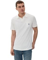 Polo Ralph Lauren - Cotton Linen Johnny Collar Polo - Lyst
