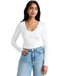 GOOD AMERICAN - Scuba Scoop Thong Bodysuit - Lyst