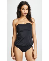 Norma Kamali Kamali Kulture Babydoll Swimsuit - Black
