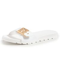 Tory Burch - Buckle Slides - Lyst