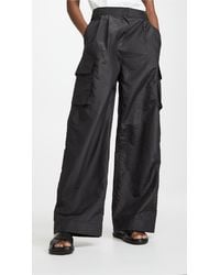 tibi nylon cargo pant