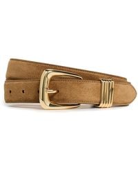 Veronica Beard - Suede Harness Belt - Lyst