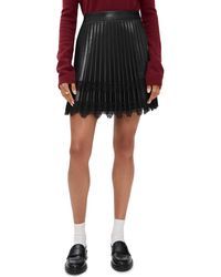 Cinq À Sept - Vegan Leather Laney Skirt - Lyst