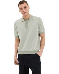 Wax London - Ladder Stripe Turin Knit Polo - Lyst