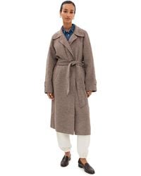 Varley - Tomlinson Belted Long Coat - Lyst