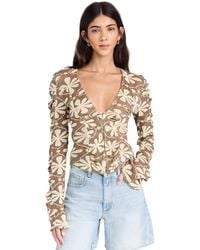 Free People - Free Peope Through The Meadow Top Dried Bai Combo - Lyst