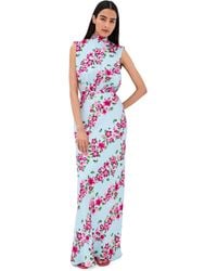 Saloni - Fleur Dress - Lyst