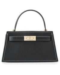Tory Burch - Lee Radziwill Smooth Top Handle Petite Bag - Lyst