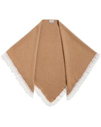 Ganni - Triangular Scarf Tiger's Eye - Lyst