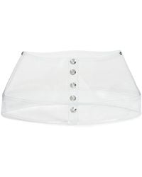 Tibi - Pvc Peplum Belt - Lyst