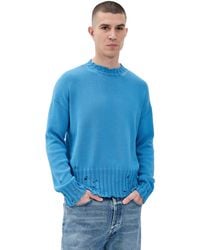 Marni - Dishevelled Cotton Crewneck Sweater - Lyst