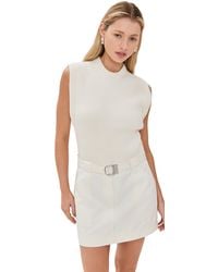 Jonathan Simkhai - Sumner Knit Combo Mini Dress - Lyst