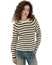 Alex Mill - Aex I Aaie Puover Sweater Ivory/back - Lyst