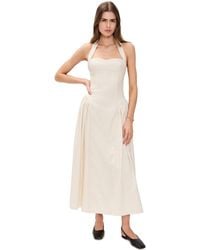 Line & Dot - Greta Halter Maxi Dress - Lyst