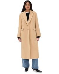 Vince - Single Breasted Classic Coat - Lyst