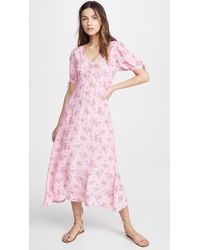 faithfull the brand massimo midi dress