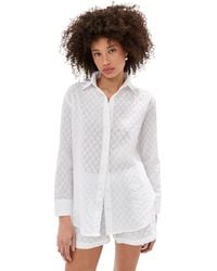 Le Bos - Cecelia Eyelet Button Down - Lyst