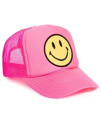Aviator Nation - Smiley Vintage Low Rise Trucker Hat - Lyst