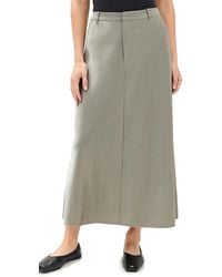 Vince - Satin Trouser A Line Skirt - Lyst
