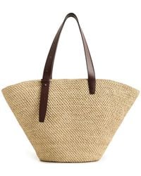 LIE STUDIO - The Bianca Raffia Large Bag - Lyst