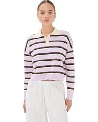 Le Bos - Zadie Cropped Polo - Lyst