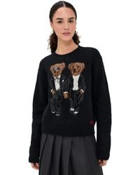 Polo Ralph Lauren - Wool Blend Long Sleeve Crew Neck Sweater - Lyst