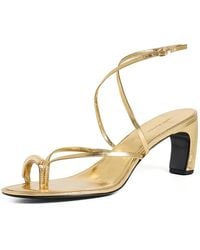 Tory Burch - Pierced Strappy Heel Sandals - Lyst