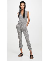 sundry sleeveless knit jumpsuit