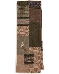 Polo Ralph Lauren - Charles Bear Patchwork Scarf - Lyst